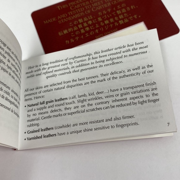 Cartier card and book - Picture 5 of 6